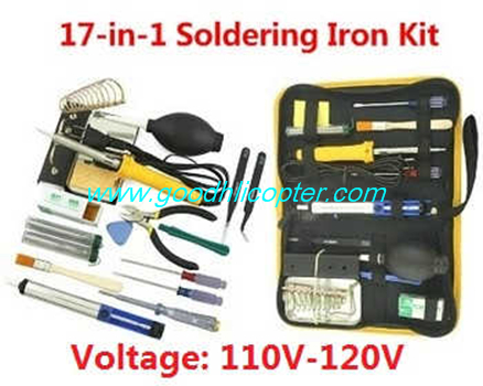 mjx-x-series-x101 quadcopter parts 17-in-1 60W Soldering iron kit set (110V-120V) - Click Image to Close